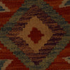 Handmade Turkish Design Wool Kilim 5' 2" x 6' 8" ft / 158 x 202 cm - No. P35486