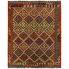 Hand Knotted Flatweave Kilim 4' 11" x 6' 6" ft / 149 x 199 cm - No. P35489