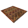 Hand Knotted Flatweave Kilim 4' 11" x 6' 6" ft / 149 x 199 cm - No. P35489