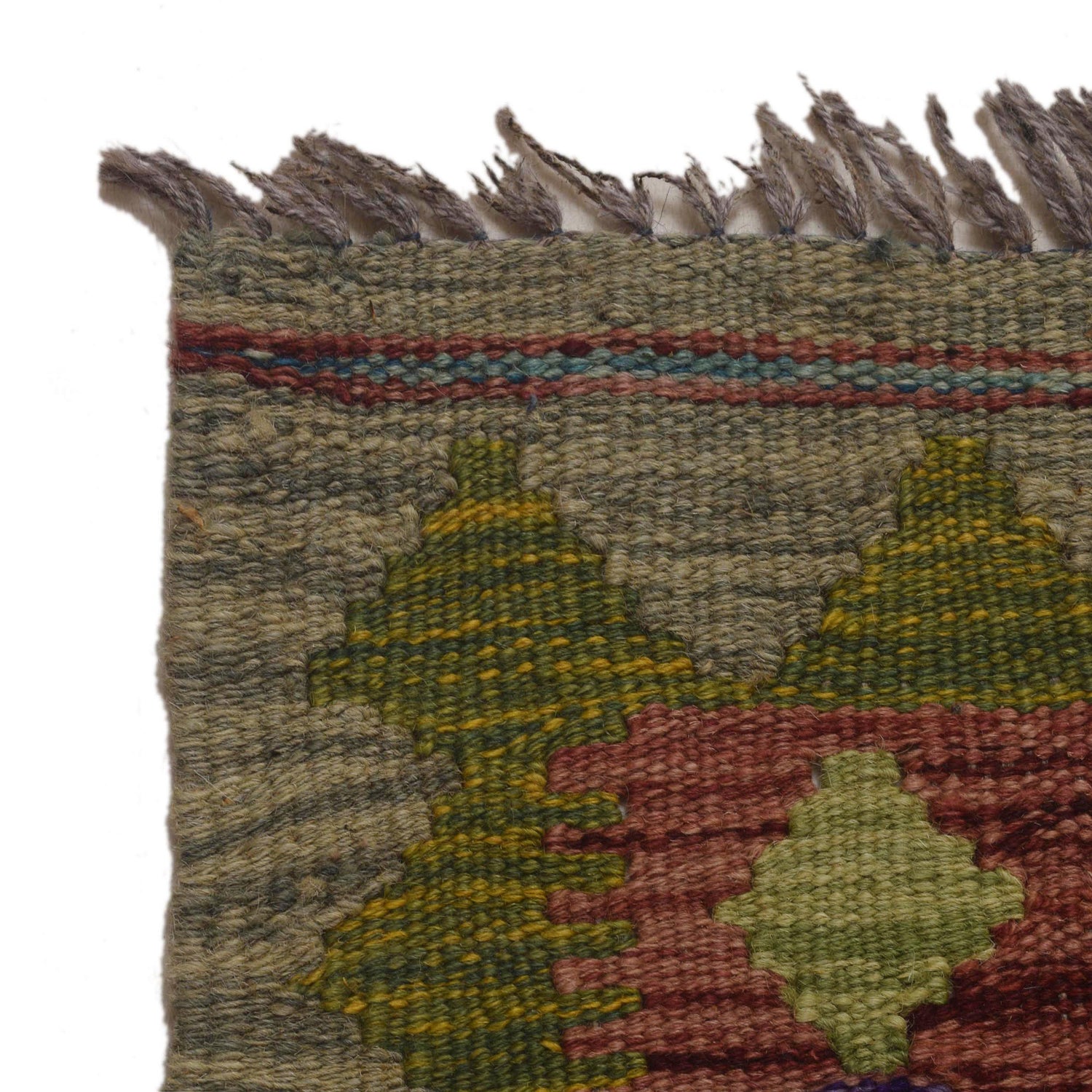 Handmade Vegetable Kelim 3' 5" x 5' 1" ft / 105 x 156 cm - No. P35495