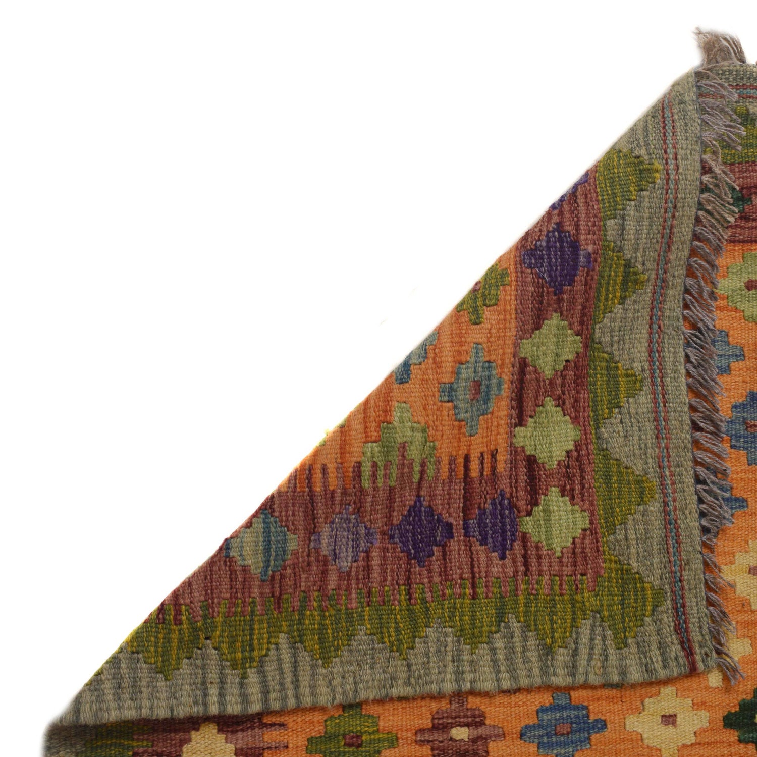 Handmade Vegetable Kelim 3' 5" x 5' 1" ft / 105 x 156 cm - No. P35495