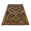 Hand Knotted Afghan Style Kilim 3' 3" x 5' 5" ft / 100 x 166 cm - No. P35496