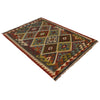 Hand Knotted Afghan Style Kilim 3' 3" x 5' 5" ft / 100 x 166 cm - No. P35496