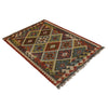 Hand Knotted Afghan Style Kilim 3' 3" x 5' 5" ft / 100 x 166 cm - No. P35496