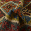 Hand Knotted Afghan Style Kilim 3' 3" x 5' 5" ft / 100 x 166 cm - No. P35496
