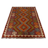 Handmade Turkish Design Wool Kilim 3' 4" x 5' 0" ft / 102 x 152 cm - No. P35498
