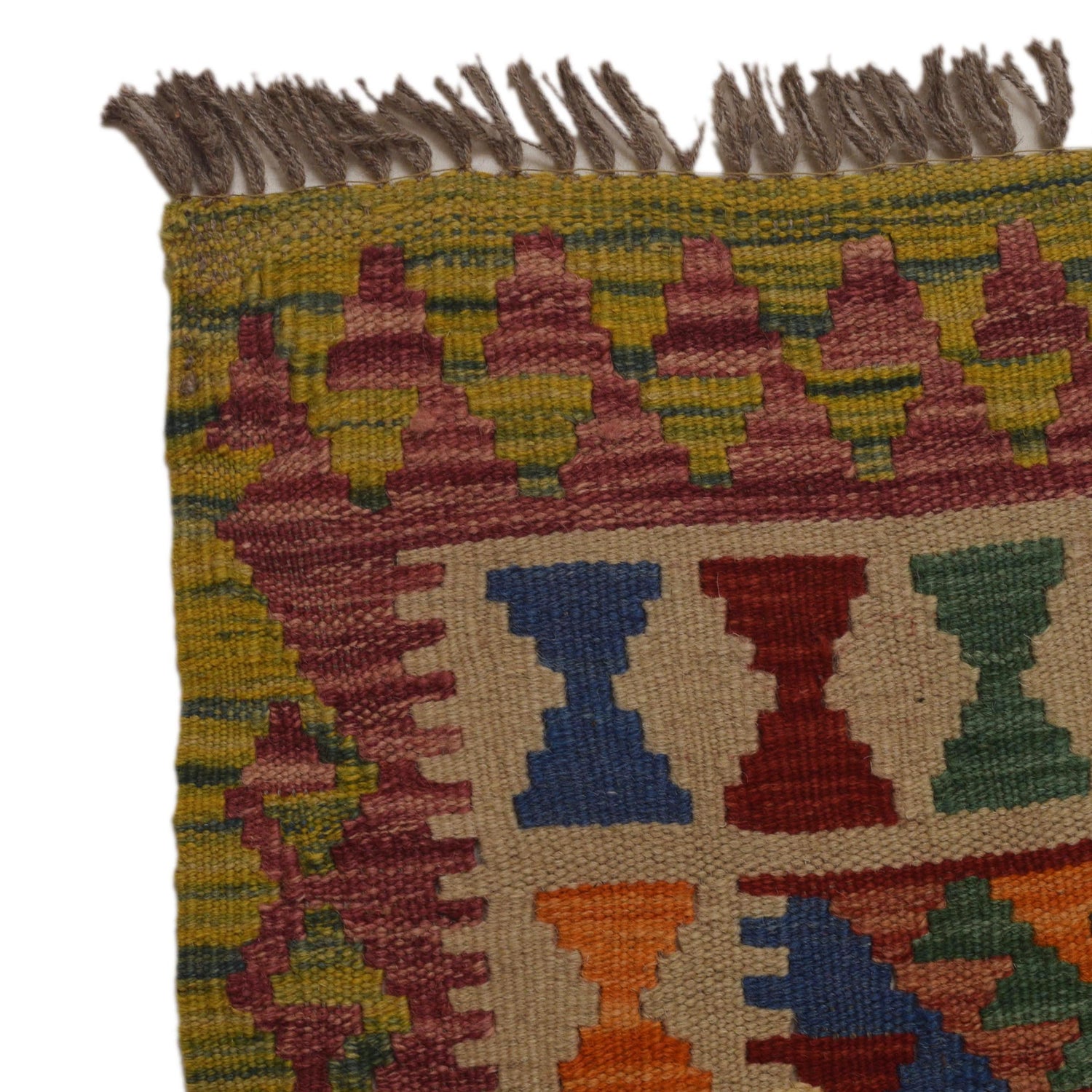 Hand Knotted Flatweave Kilim 3' 3" x 5' 7" ft / 100 x 170 cm - No. P35499