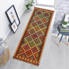 Handmade Vegetable Kilim Runner 2' 6"x 6' 7" ft / 75 x 200 cm - No. P35501