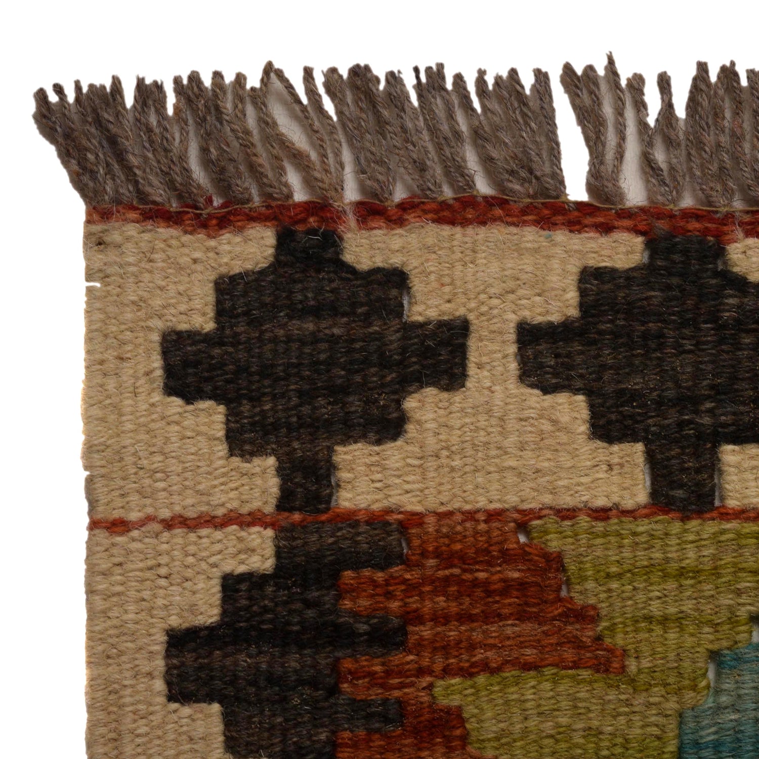 Handmade Vegetable Kelim Runner 2' 9"x 6' 6" ft / 83 x 198 cm - No. P35502