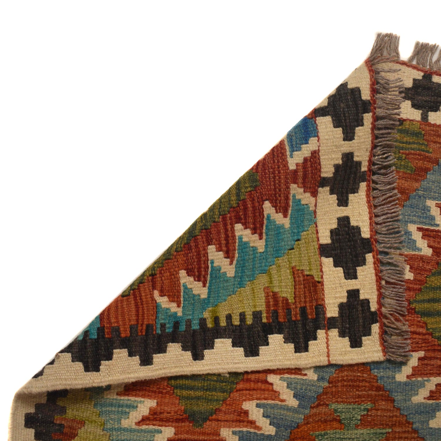 Handmade Vegetable Kelim Runner 2' 9"x 6' 6" ft / 83 x 198 cm - No. P35502