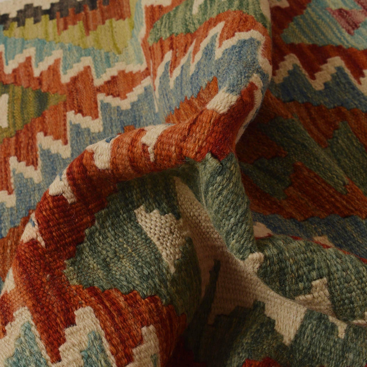 Handmade Vegetable Kelim Runner 2' 9"x 6' 6" ft / 83 x 198 cm - No. P35502