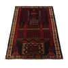 Handmade Prayer Rug 2' 9" x 4' 6" ft / 84 x 138 cm -No. P35523