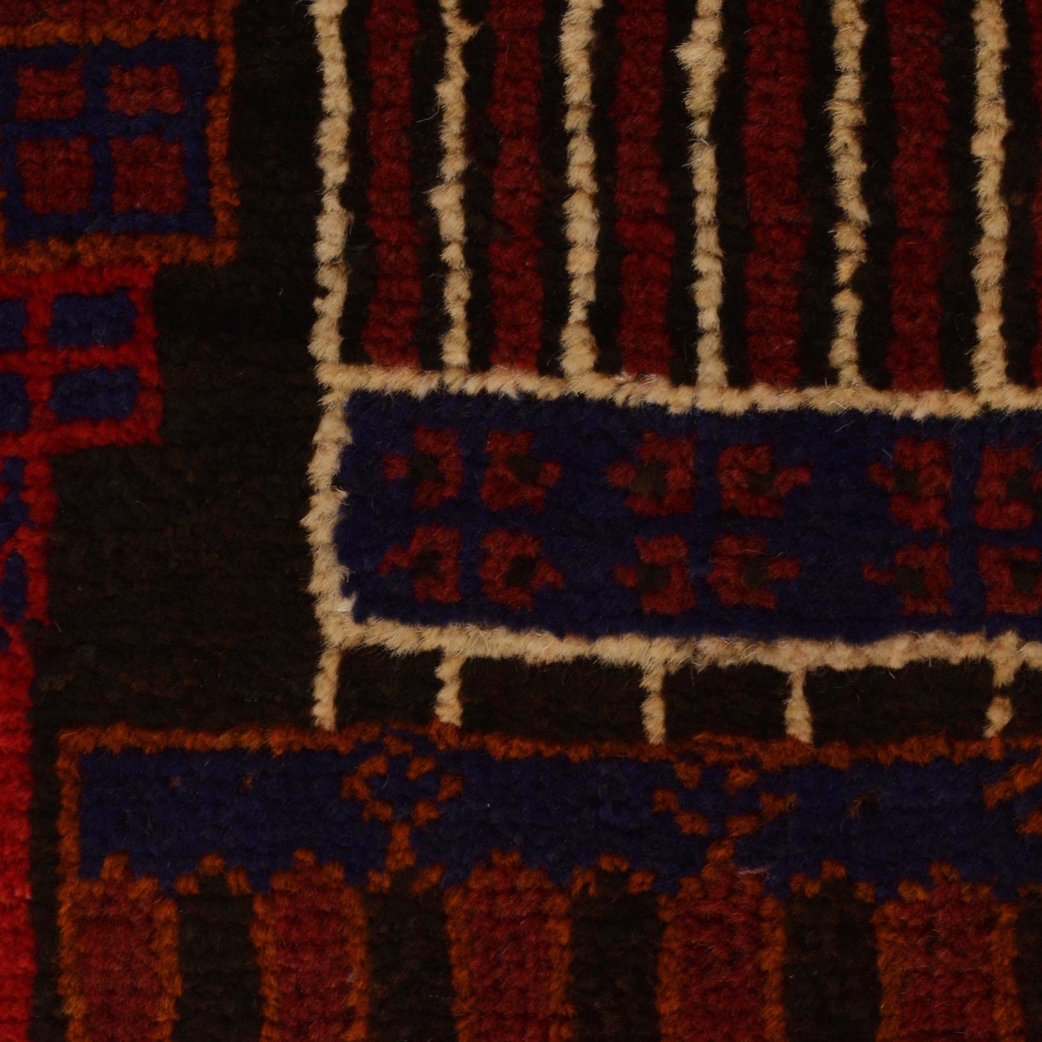 Handmade Prayer Rug 2' 9" x 4' 6" ft / 84 x 138 cm -No. P35523