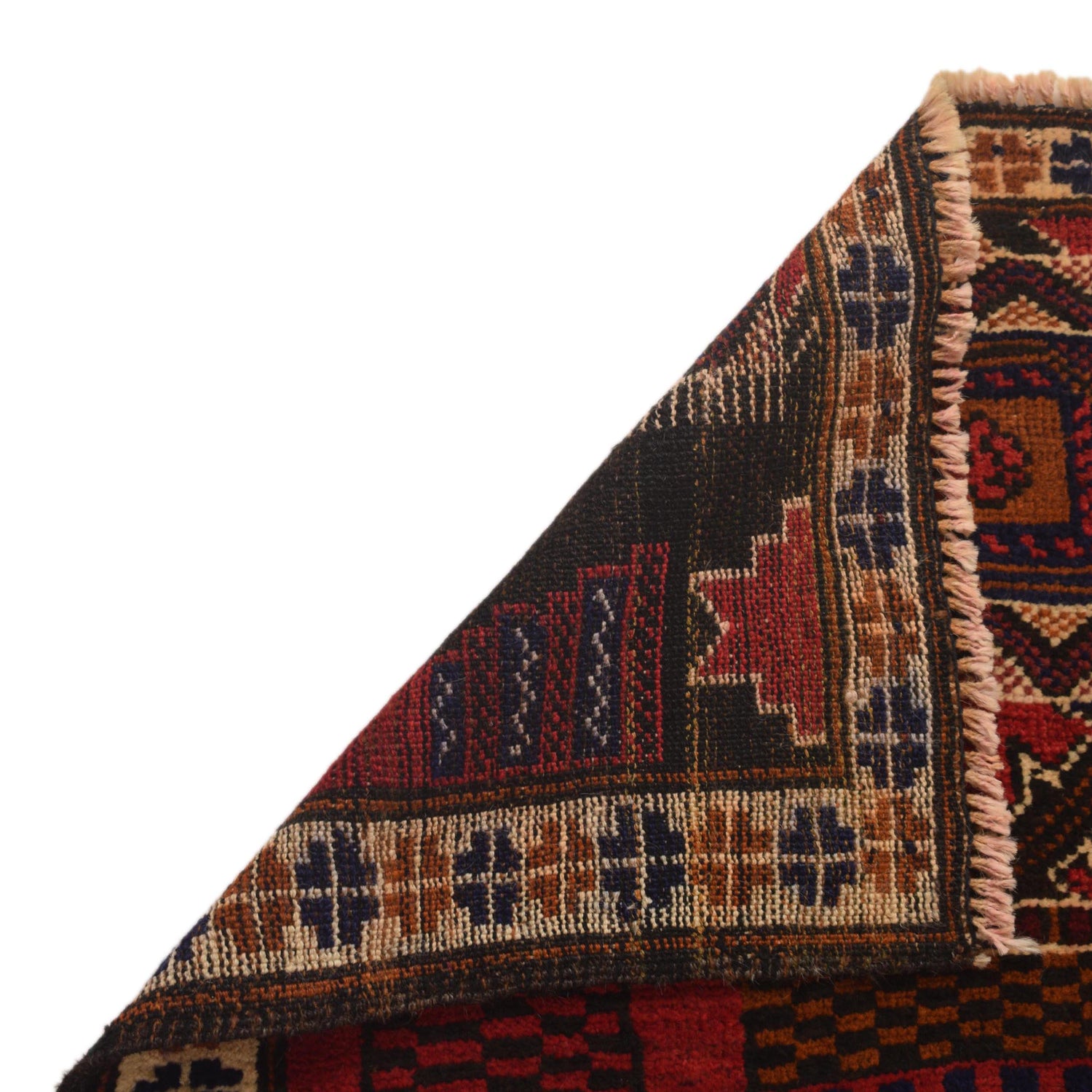 Handmade Prayer Rug 2' 9" x 4' 6" ft / 84 x 138 cm -No. P35523