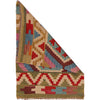 Hand Woven Wool Kelim 2' 2" x 2' 11" ft / 65 x 89 cm - No. P35612