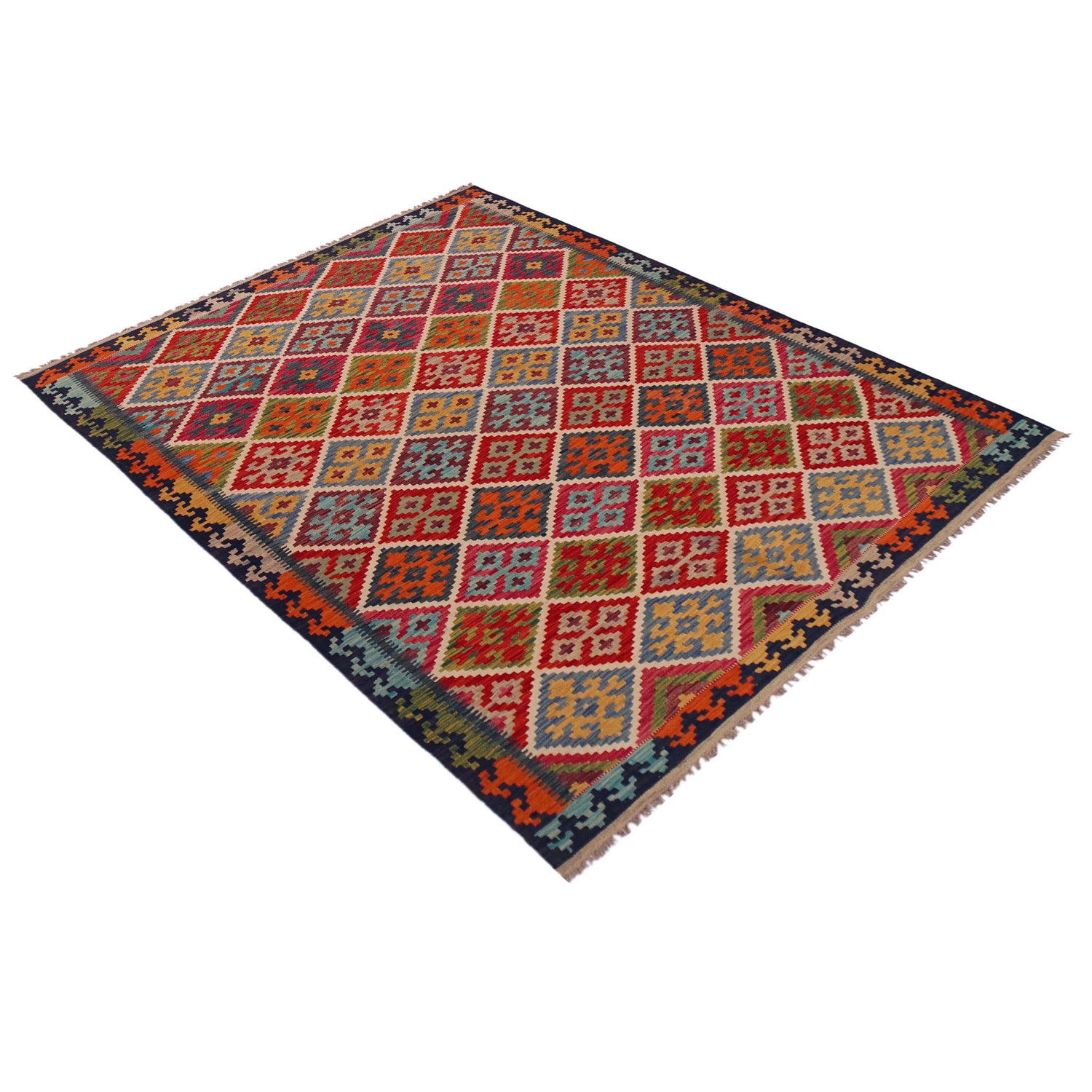 Medium Size Chobi Kilim 5' 10" x 8' 4" ft / 179 x 254 cm - No. P35644