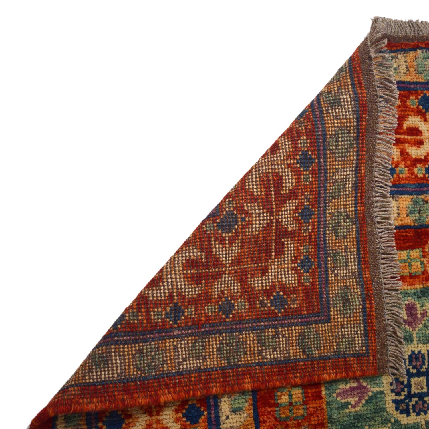 Shirazi Hand Knotted Carpet 6' 7" x 9' 7" ft / 201 x 293 cm - No. P35677