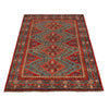 Rich Red Color Shiraz Carpet 5' 1" x 6' 7" ft / 154 x 200 cm - No. P35680
