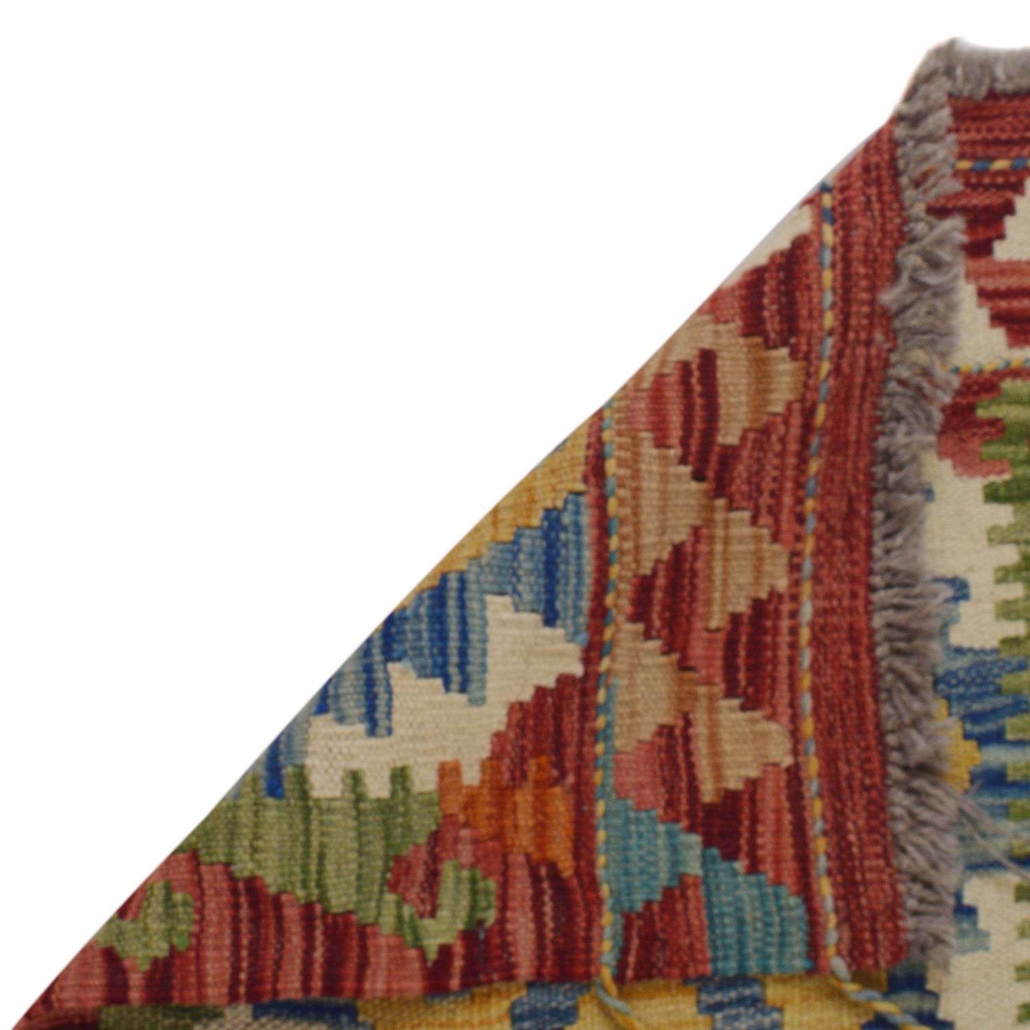 Hand Made Afghan Kilim Runner 1' 8" x 4' 11" ft / 51 x 150 cm - No. P35684