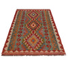 Handmade Vegetable Kilim 2' 11" x 4' 4" ft / 88 x 131 cm - No. P35749