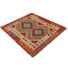 Hand Knotted Afghan Style Kilim 2' 10" x 3' 4" ft / 87 x 101 cm - No. P35751