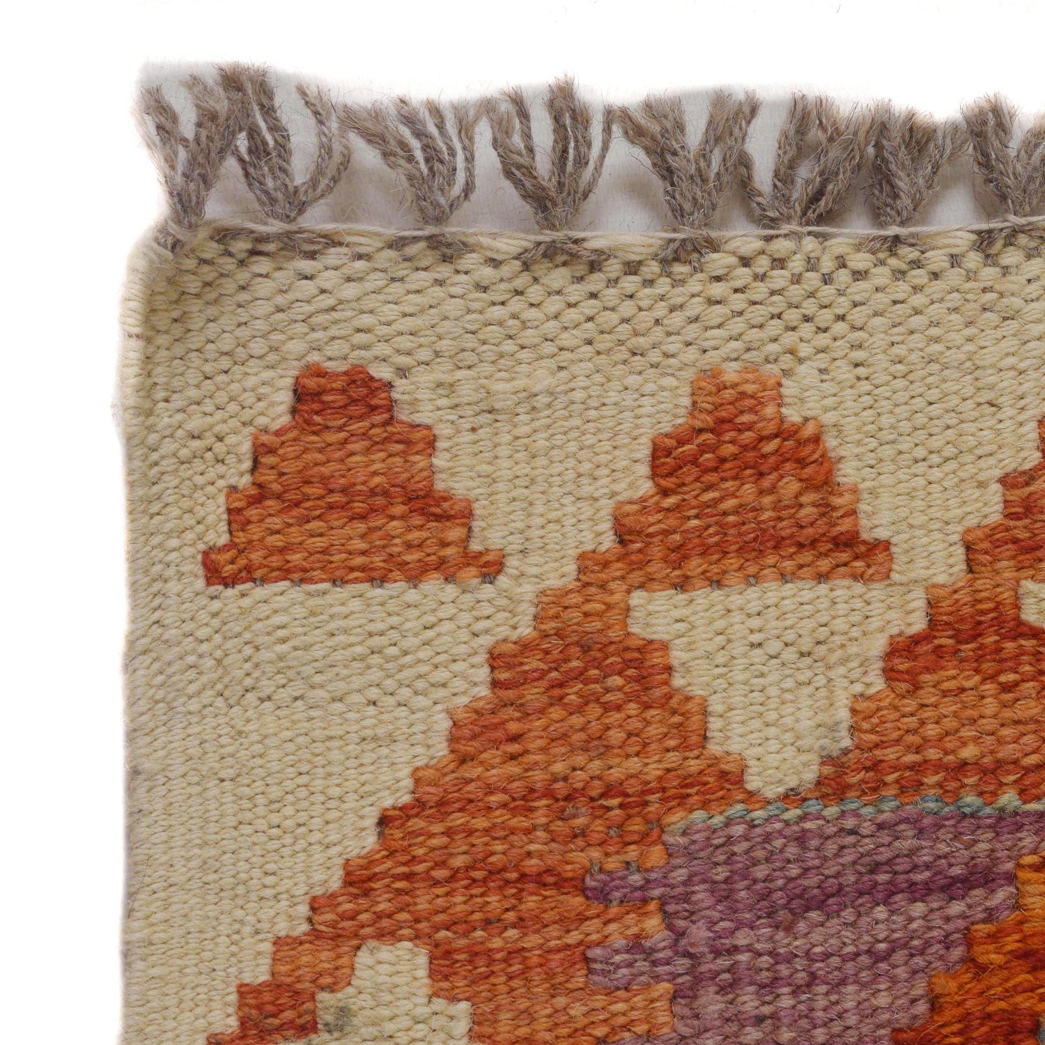 Hand Woven Wool Kelim 2' 9" x 4' 3" ft / 85 x 130 cm - No. P35752