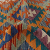 Hand Woven Wool Kelim 2' 9" x 4' 3" ft / 85 x 130 cm - No. P35752