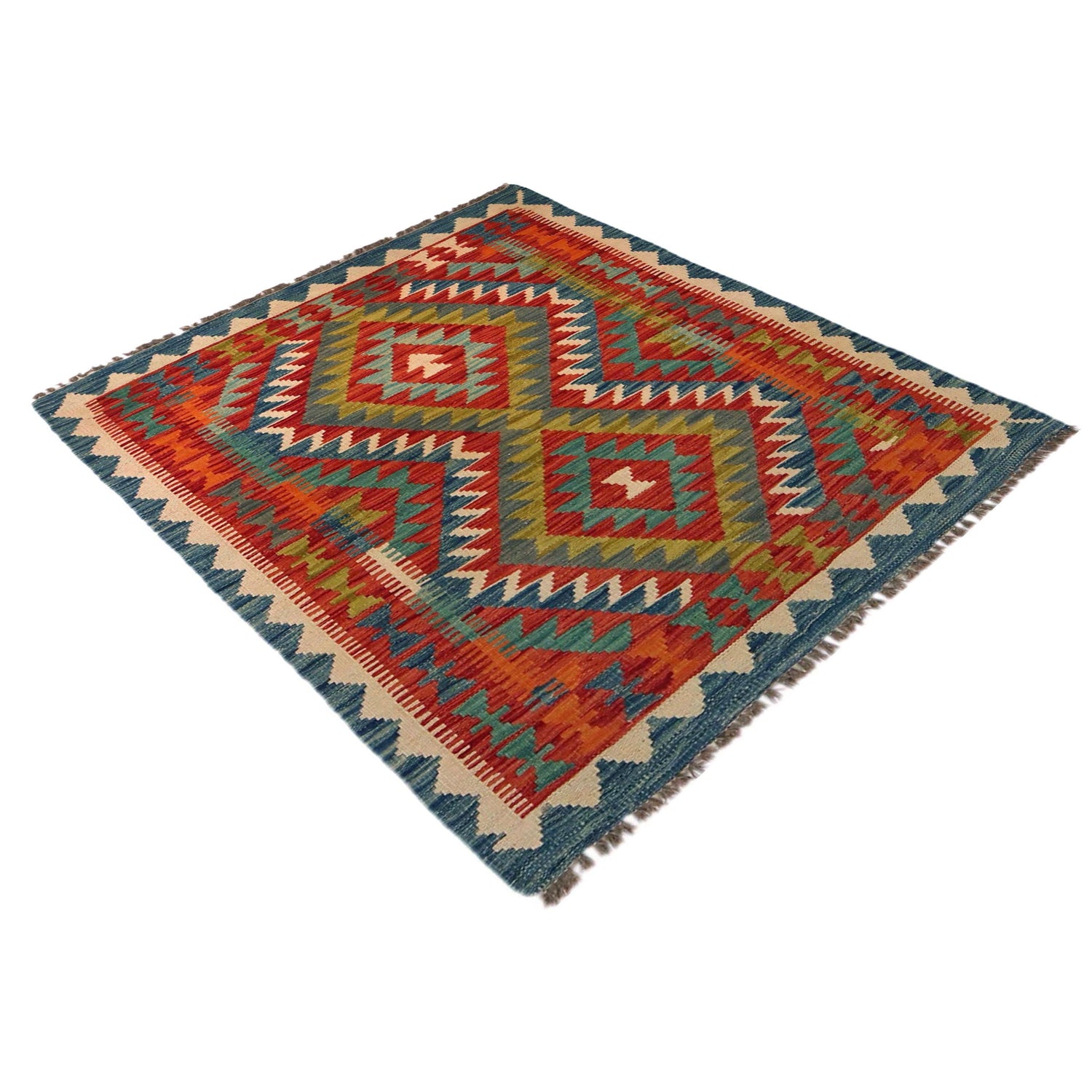 Small Size Chobi Kilim 3' 1" x 4' 2" ft / 95 x 127 cm - No. P35754