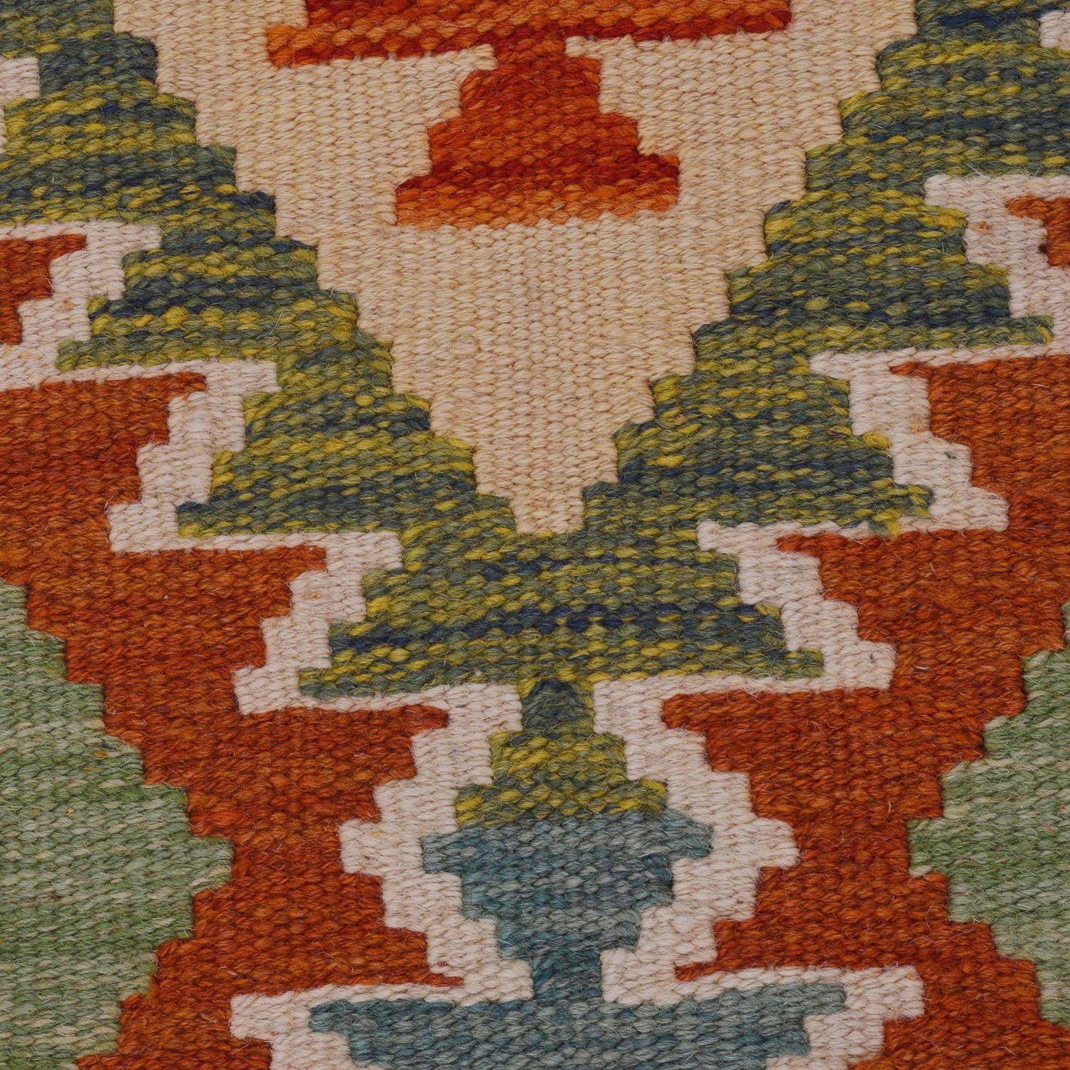Handmade Afghan Vegetable Kilim 2' 5" x 4' 0" ft / 73 x 122 cm - No. P35756