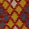 Hand Made Afghan Kilim 2' 8" x 3' 10" ft / 81 x 116 cm - No. P35757