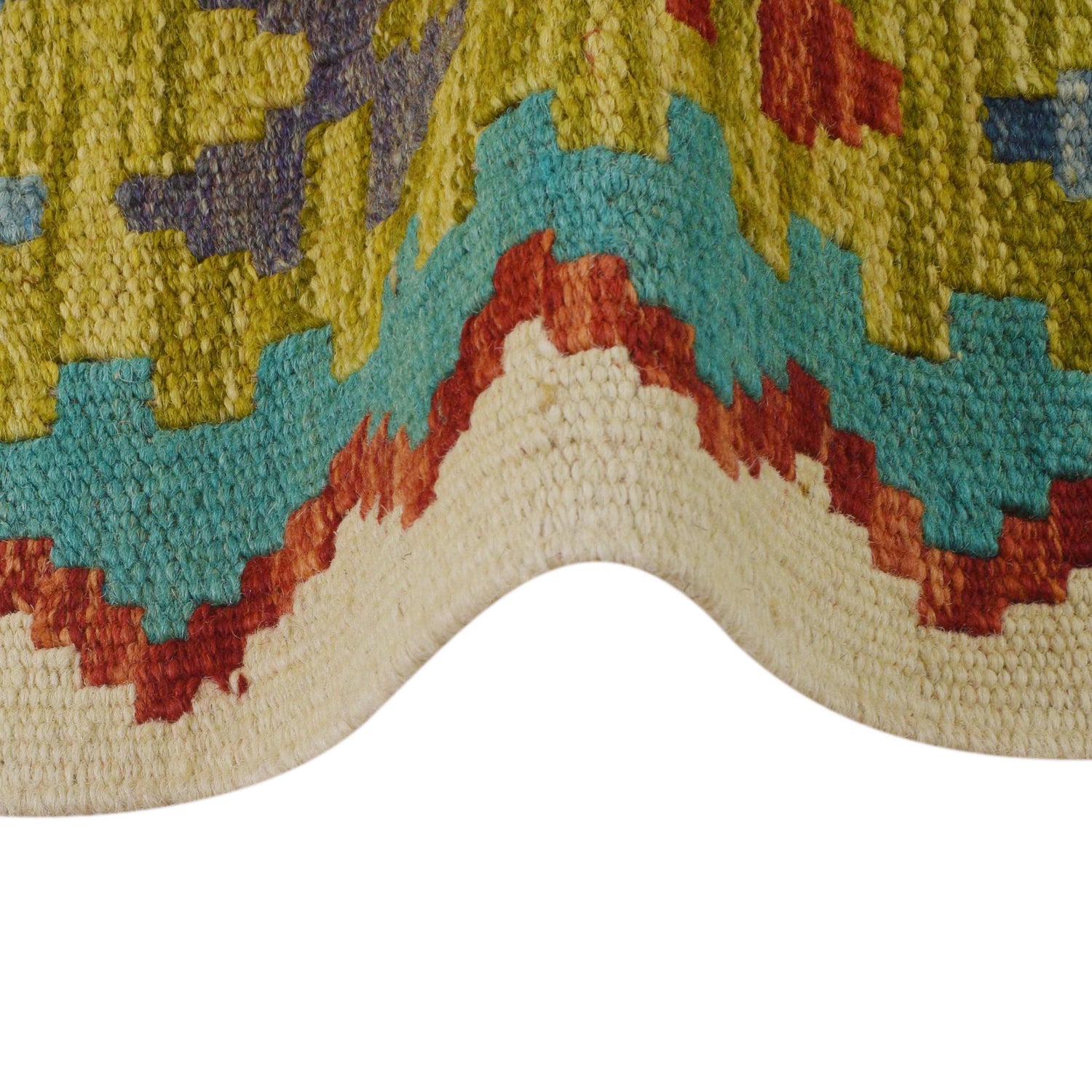 Hand Made Afghan Kilim 2' 8" x 3' 10" ft / 81 x 116 cm - No. P35757