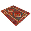 Multi Color ful Flat-Weave Wool Kilim 2' 9" x 4' 2" ft / 84 x 127 cm - No. P35758
