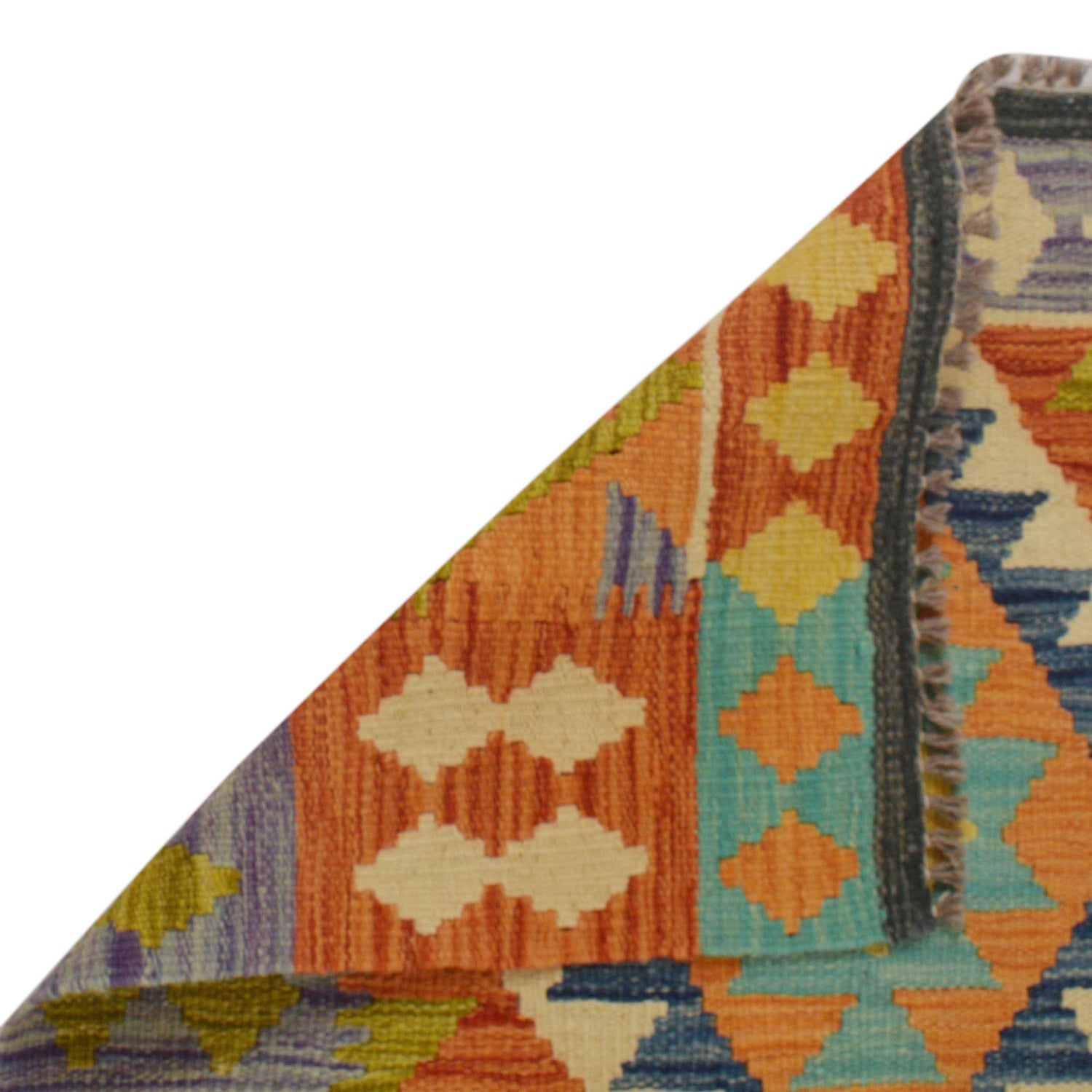 Handmade Vegetable Kilim 2' 8" x 4' 0" ft / 81 x 123 cm - No. P35759