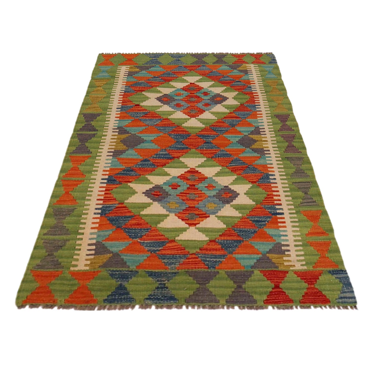 Small Size Chobi Kilim 2' 8" x 4' 1" ft / 82 x 125 cm - No. P35764