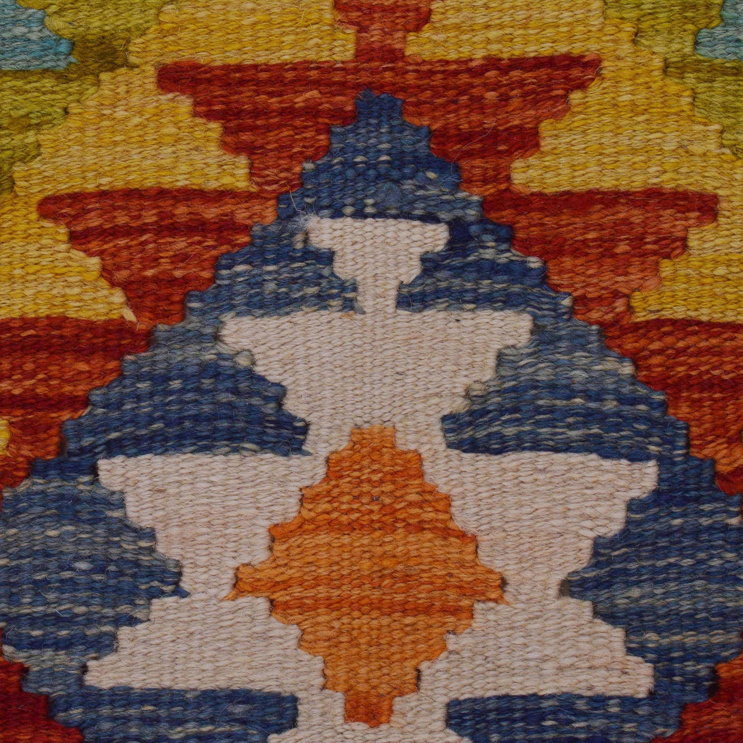 Hand Knotted Flatweave Kilim 2' 10" x 4' 2" ft / 87 x 127 cm - No. P35765