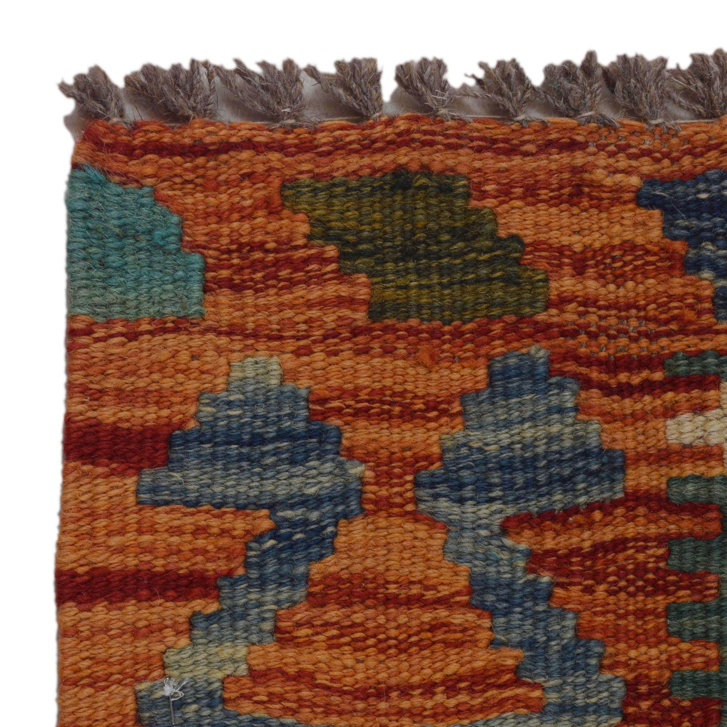 Hand Made Afghan Kilim 2' 9" x 4' 2" ft / 83 x 127 cm - No. P35767