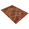 Multi Color ful Flat-Weave Wool Kilim 2' 7" x 4' 2" ft / 80 x 126 cm - No. P35768