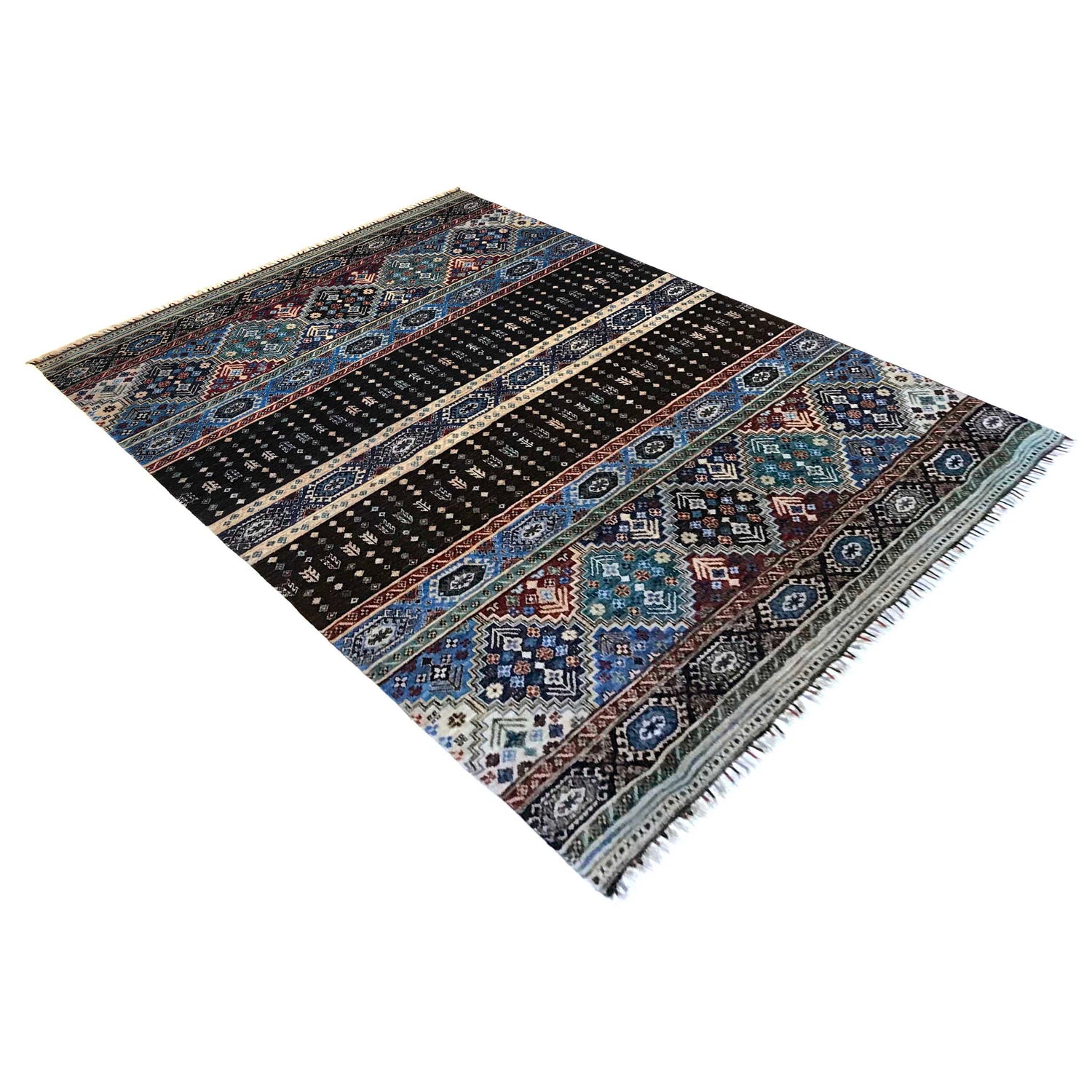 Persian Design Gabbeh Rug 6' 7" x 9' 11" ft / 200 x 302 cm - No. P35827
