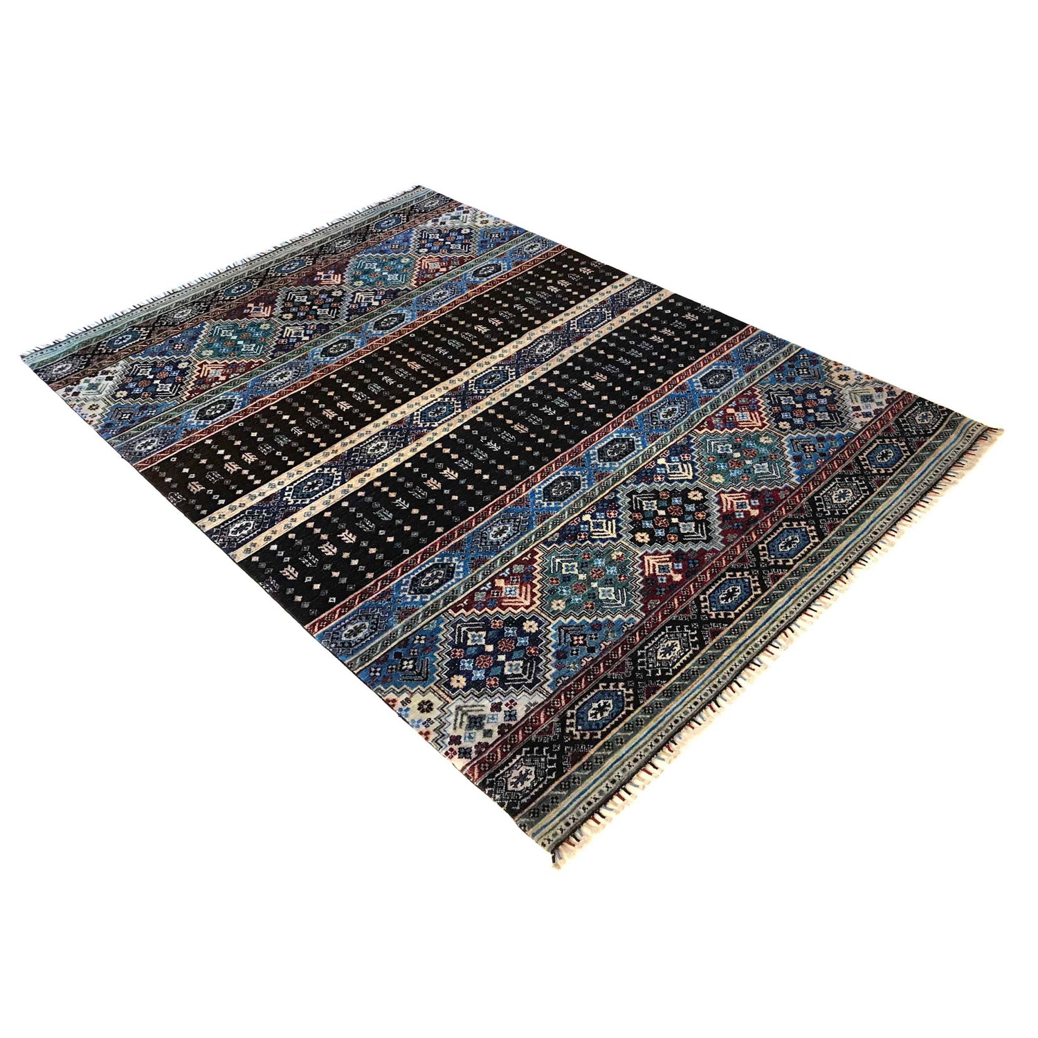 Persian Design Gabbeh Rug 6' 7" x 9' 11" ft / 200 x 302 cm - No. P35827