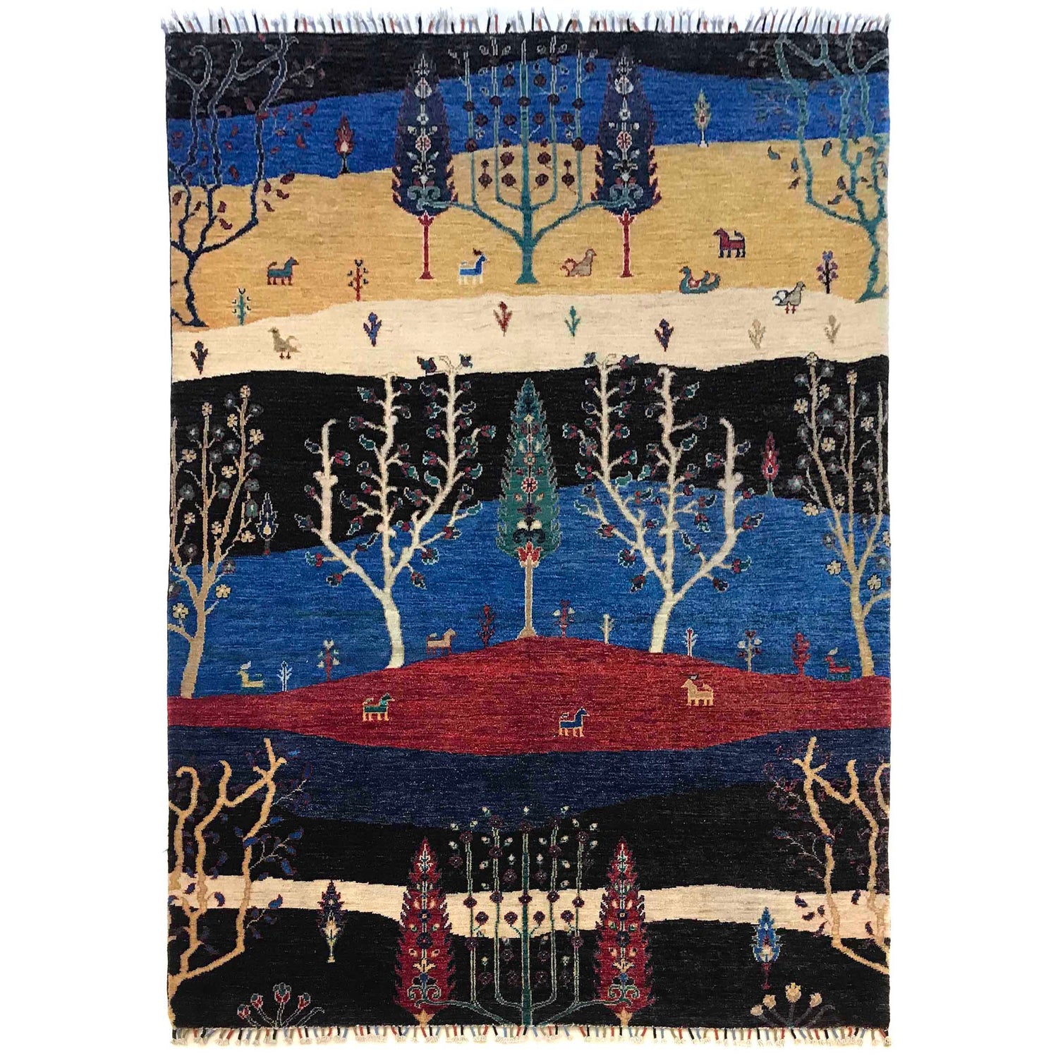 Tree Of Life Rug 5' 9" x 8' 1" ft / 175 x 246 cm - No. P35828