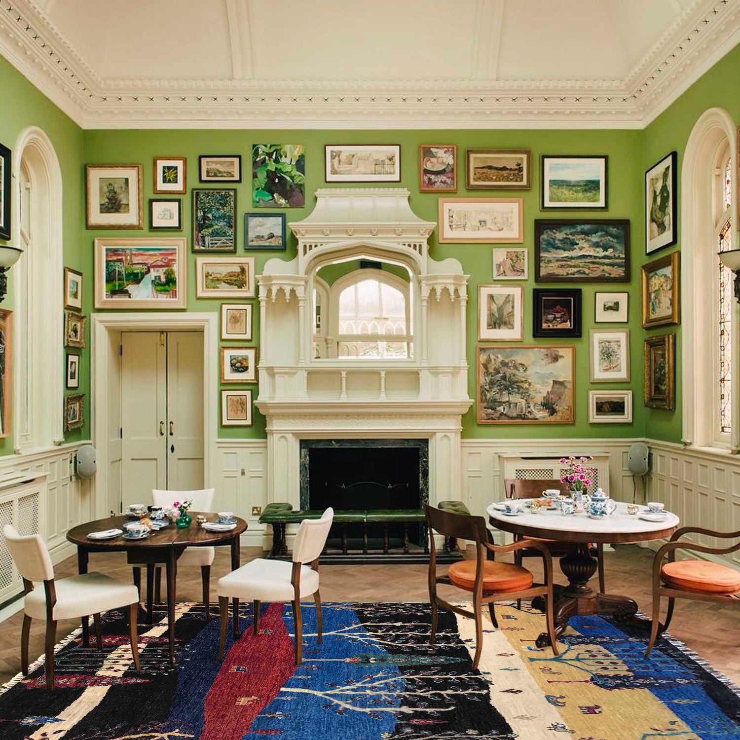 Tree Of Life Rug 5' 9" x 8' 1" ft / 175 x 246 cm - No. P35828