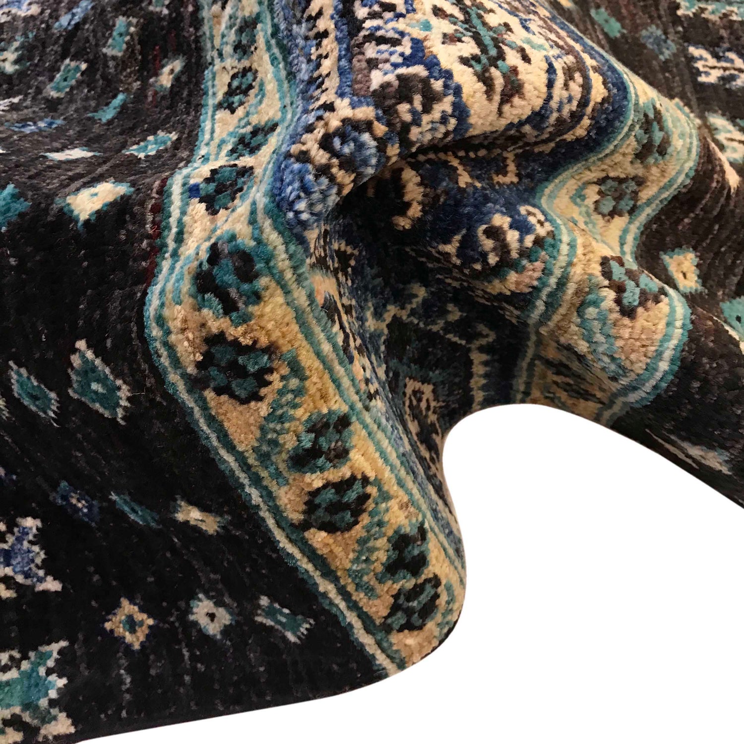 Modern Gabbeh Area Rug 5' 7" x 8' 2" ft / 169 x 248 cm - No. P35829