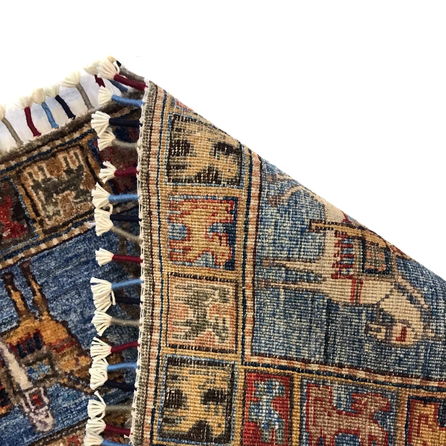 Oriental Shikargah Rug 3' 3" x 4' 10" ft / 100 x 148 cm - No. P35830