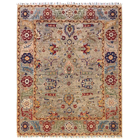 Hand Knotted Sultani Modern Rug 5' 1" x 6' 7" ft / 154 x 201 cm - No. P35831