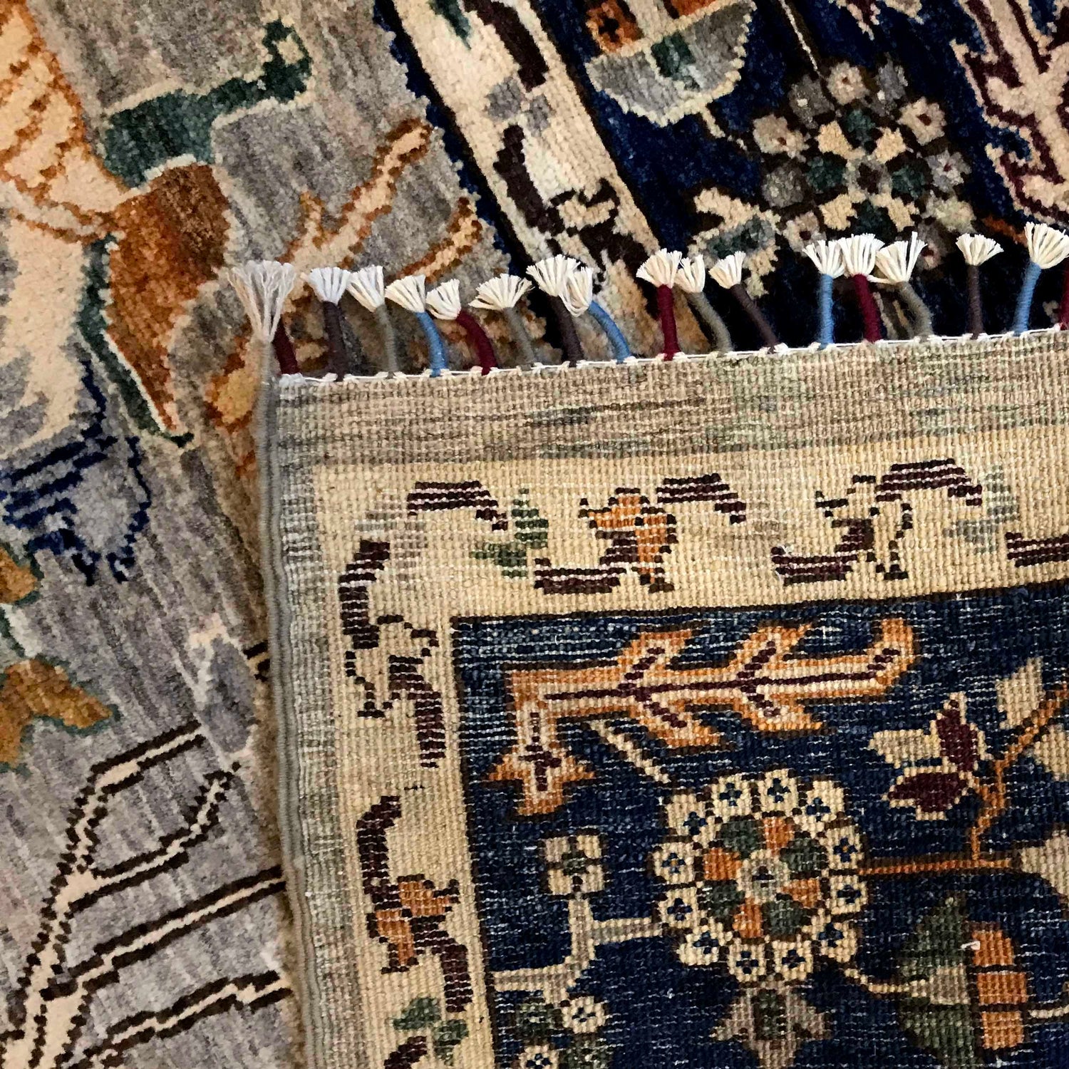 Hand Knotted Modern Tree of Life Rug 6' 0" x 8' 11" ft / 182 x 273 cm - No. P35832