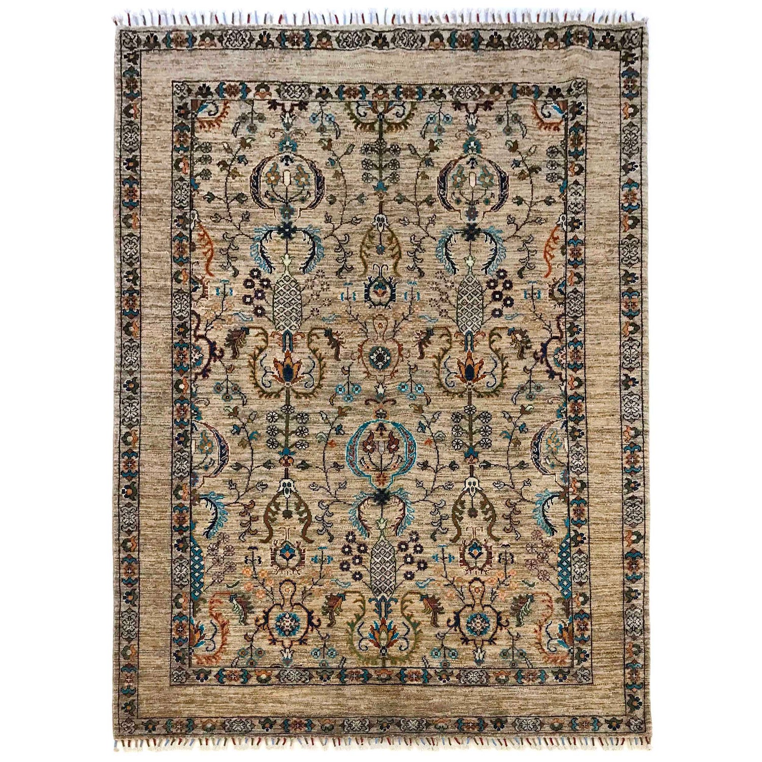 Hand Knotted Sultani Modern Rug 5' 8" x 7' 9" ft / 173 x 237 cm - No. P35833