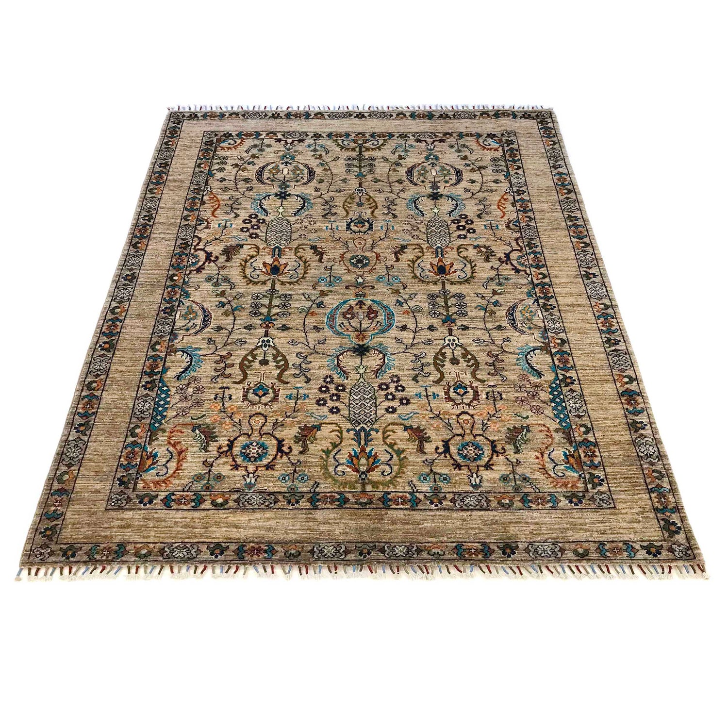 Hand Knotted Sultani Modern Rug 5' 8" x 7' 9" ft / 173 x 237 cm - No. P35833