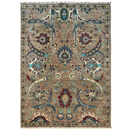 Hand knotted Contemporary Style Sultani Rug 5' 7" x 7' 9" ft / 171 x 237 cm - No. P35834