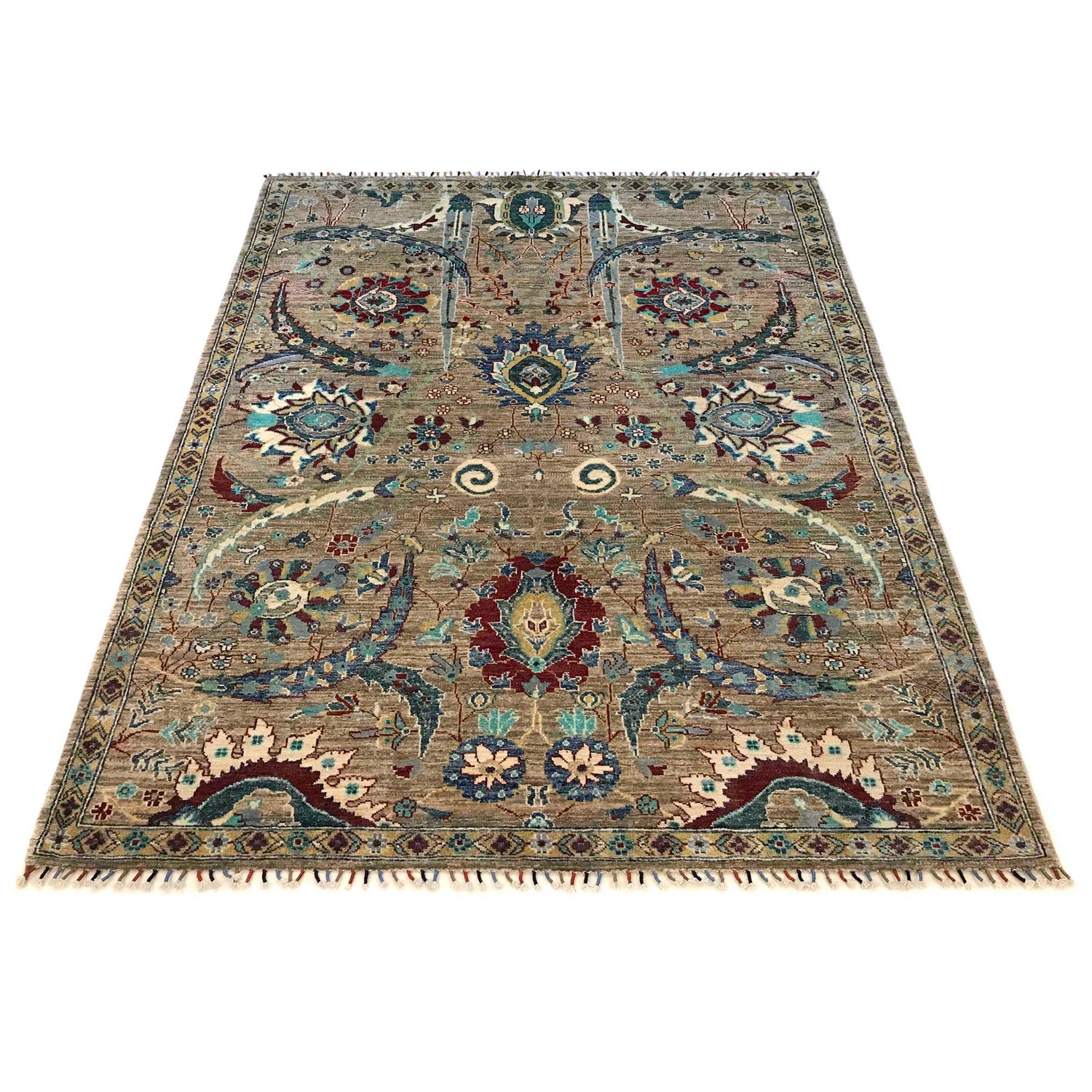 Hand knotted Contemporary Style Sultani Rug 5' 7" x 7' 9" ft / 171 x 237 cm - No. P35834