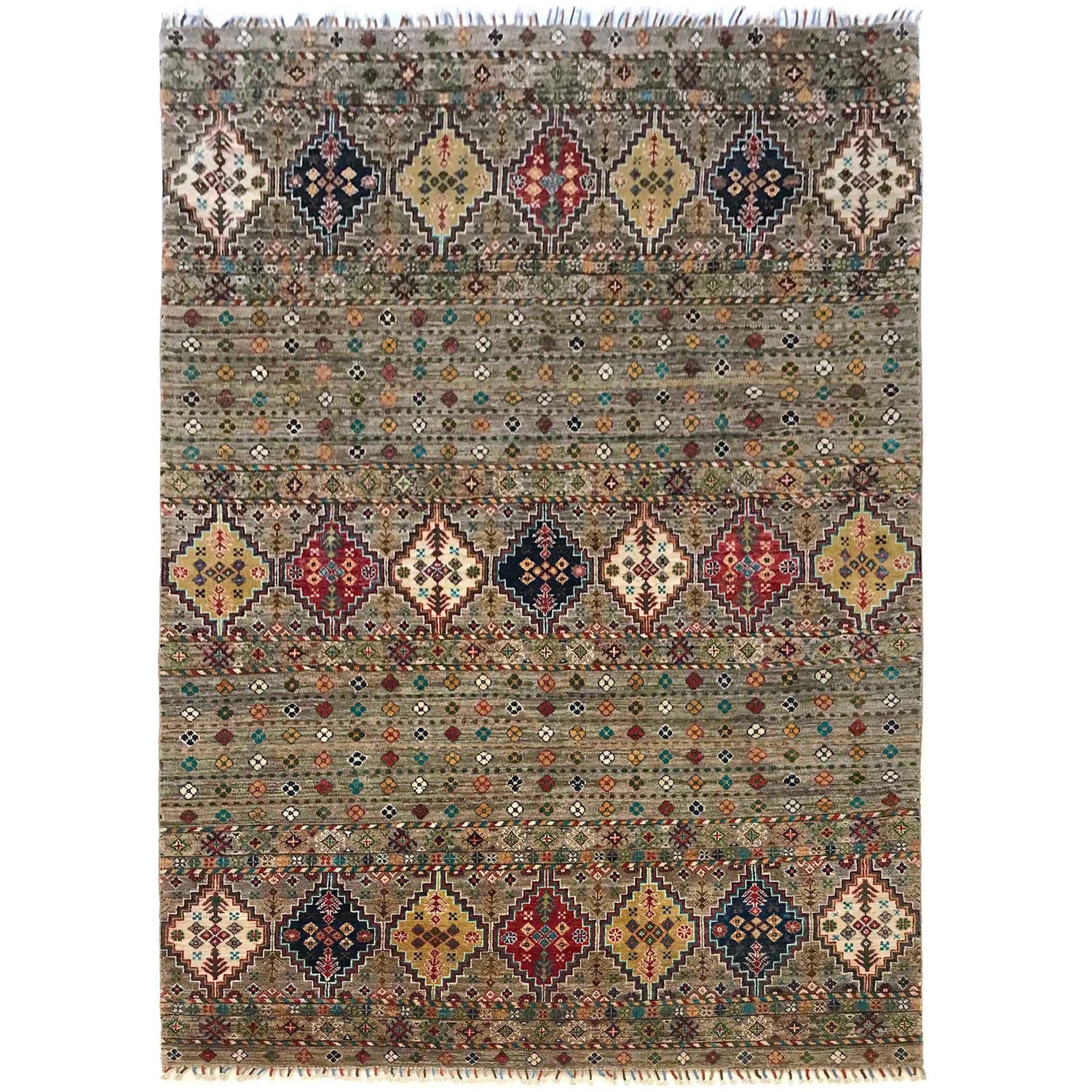 Contemporary Gabbeh Rug 5' 7" x 8' 10" ft / 170 x 268 cm - No. P35835